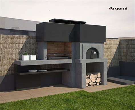 Horno de leña tradicional para barbacoa