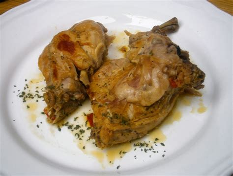 Ingredientes para conejo guisado