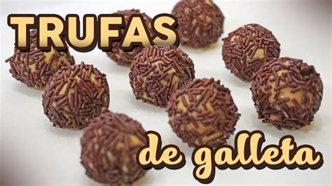 Trufas de galleta variadas
