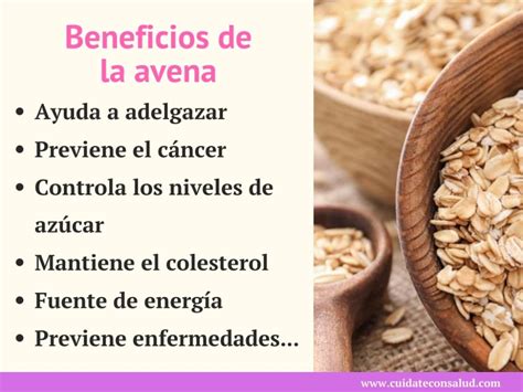 Beneficios de la avena para la salud