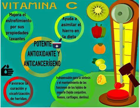 Infografía comparando el contenido de vitamina C y folatos en diferentes verduras.