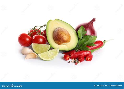 Ingredientes frescos para guacamole
