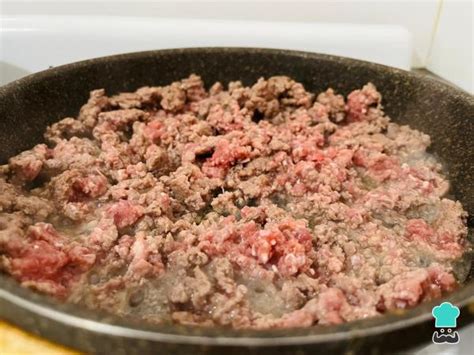 Proceso de cocción del relleno de empanadas