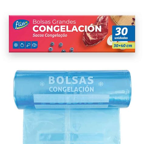 Bolsas de congelación con lentejas cocidas etiquetadas