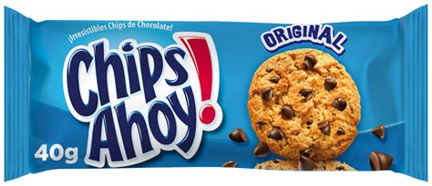 Envases de galletas Chips Ahoy