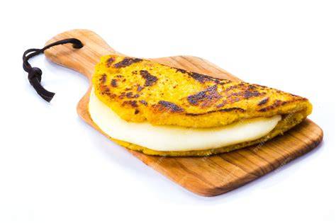 Cachapa con queso blanco