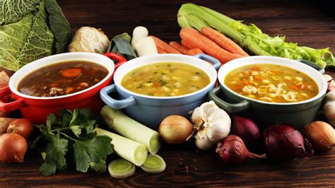 Variedad de ingredientes para sopas extremeñas