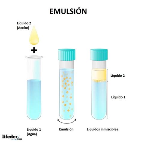 Proceso de emulsión de la vinagreta