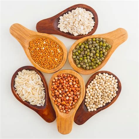 Variedad de granos sin gluten
