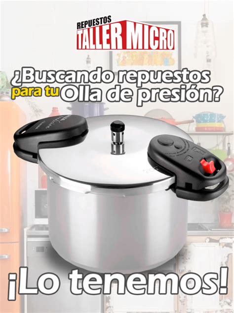 Variedad de repuestos para ollas a presión