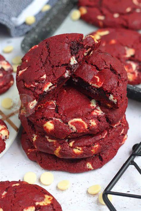Cookie Red Velvet de cerca