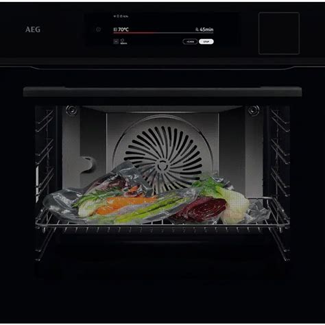 Ejemplo de receta cocinada al vapor en un horno AEG