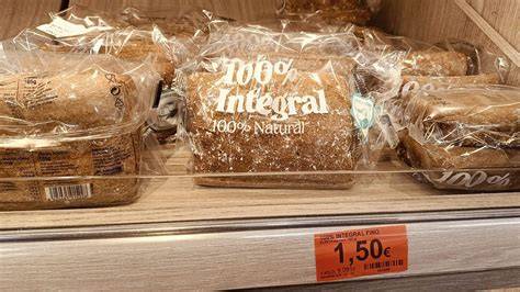 Variedad de panes integrales de Mercadona