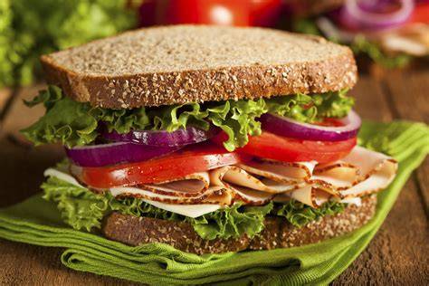 Sándwich saludable con pan integral