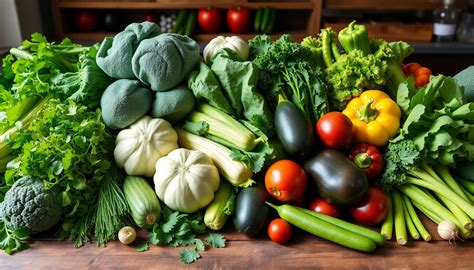 Variedad de verduras frescas para curry