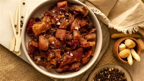 Plato de morro de cerdo frito