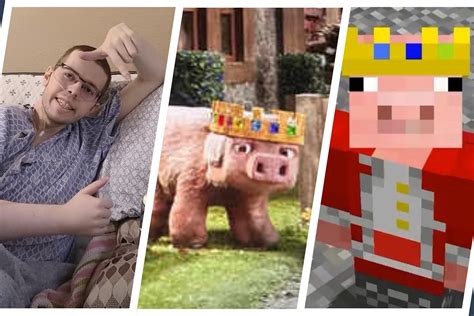 Cerdo con corona en la película de Minecraft