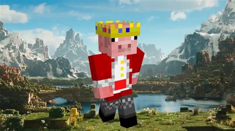 Tributo a Technoblade en eventos de Minecraft