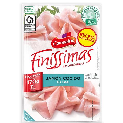 Paquete de jamón cocido extra Campofrío
