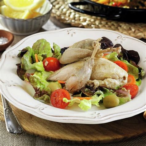 Ensalada de perdiz en escabeche