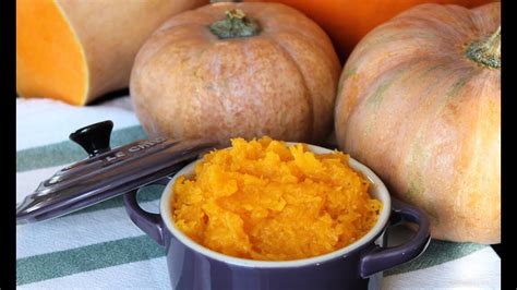 Proceso paso a paso para hacer puré de calabaza al horno