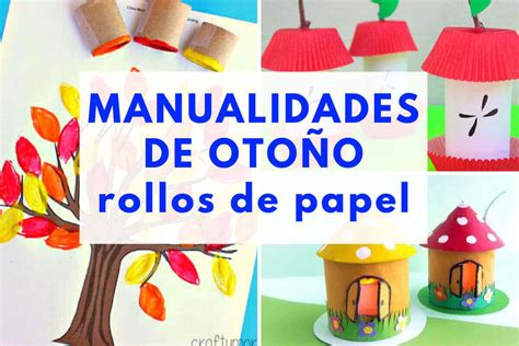 Mesa con diversas manualidades de otoño