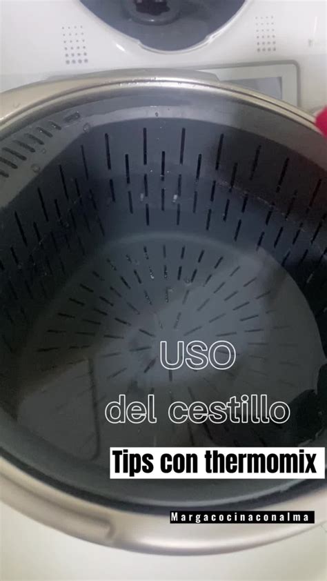 Preparación del cestillo en Thermomix