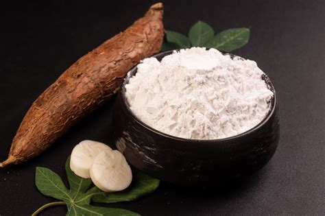 Raíz de yuca y harina de yuca
