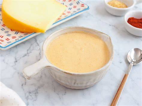 Ingredientes para salsa de queso