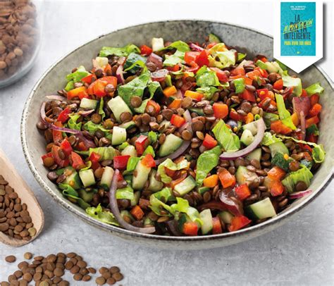 Ensalada fresca de legumbres y verduras