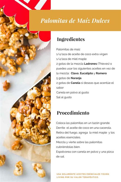 Ingredientes esenciales para palomitas de maíz