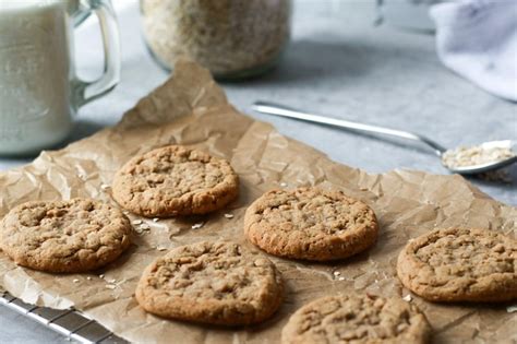 Galletas de avena recién horneadas