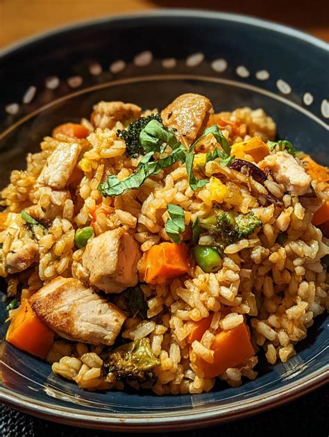 Verduras frescas para arroz integral