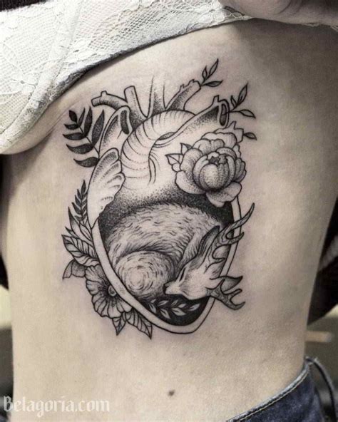 Variedad de diseños de tatuajes para costillas