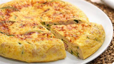 Ingredientes para tortilla de atún y huevos