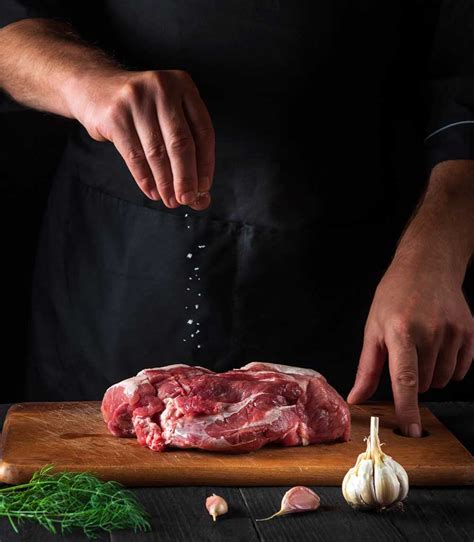 Esquema de los pasos para cocinar carne estofada