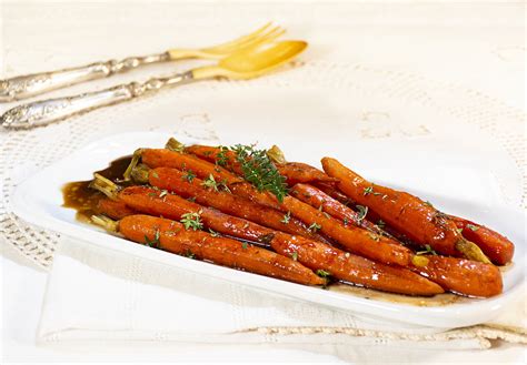 Zanahorias confitadas con hierbas frescas