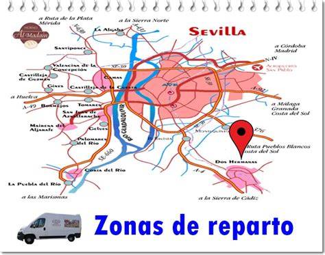 Mapa de Valladolid con las zonas de reparto a domicilio de Eh Voilà!