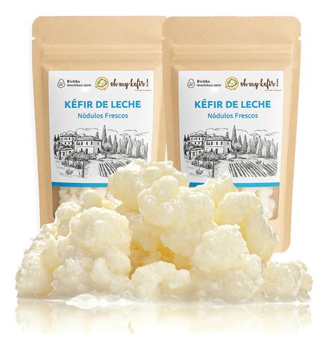 Nódulos de kéfir de leche