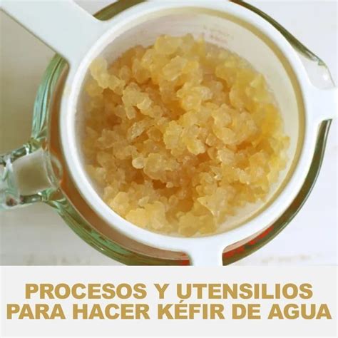 Utensilios no metálicos para kéfir