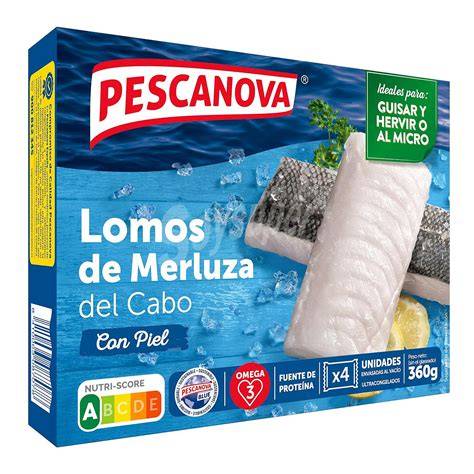 Lomos de merluza frescos