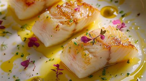Merluza a la plancha con ajo y pimentón emplatada