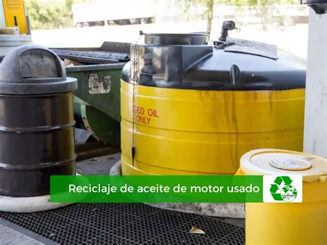 Contenedor de reciclaje de aceite usado