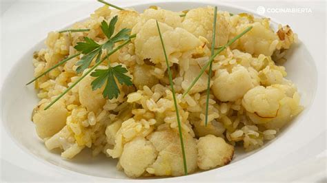 Arroz con coliflor al estilo Arguiñano