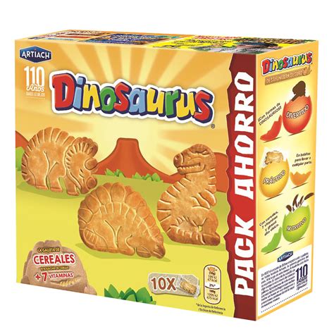 Ingredientes y valor nutricional de las galletas Dinosaurus