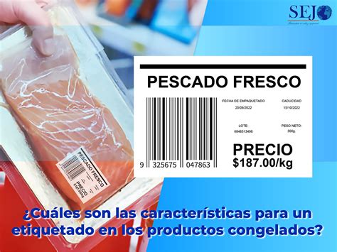 etiquetado correcto de envases congelados