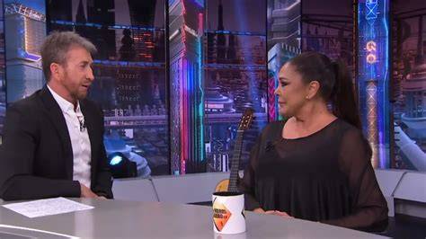 Isabel Pantoja en El Hormiguero junto a Pablo Motos