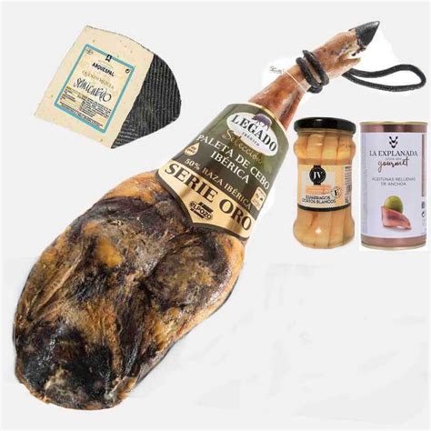 Variedad de jamones Legado El Pozo