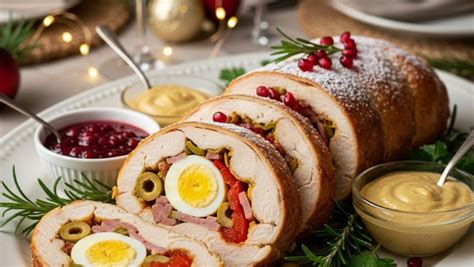 Ingredientes frescos para el relleno de arrollado de pollo