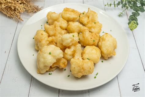 Coliflor rebozada con pan rallado